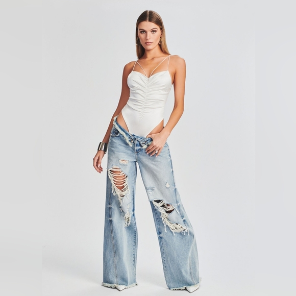 7. NWT SER.O.YA CARSEN BODYSUIT - Picture 2 of 7